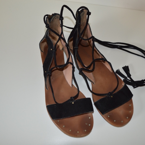 Madewell Bridget Lace Up Gladiator Sandals - Picture 2 of 4